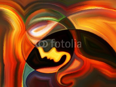agsandrew, Colorful Inner Paint (ego, seele, pinselstrich, malerei, gesicht, canvas, kopf, dekoration, profile, psyche, self, kunst, kulisse, abstrakte kunst, konzept, essenz, abbildung, lebendig, spirit, halluzinogen, bewusstsein, tapete, symbol, wasserfarben, kreativität, identitä)