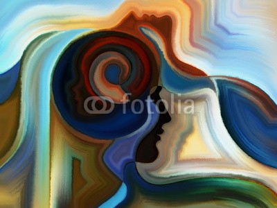 agsandrew, Vivid Inner Paint (essenz, visualisierung, licht, artwork, lebendig, kreativ, gedanken, inspiration, intellekt, übertragener ausdruck, grafik, abbildung, menschlich, ego, lippen, wasserfarben, bewusstsein, self, kreativität, gesicht, psychologie, symbol, bunt, canvas, man)