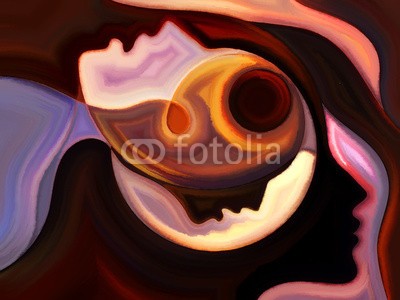 agsandrew, Illusions of Inner Paint (psychologie, konzept, tapete, nase, psyche, essenz, sinne, mensch, übertragener ausdruck, frau, kreativität, expressionismus, kreativ, entwerfen, gedanken, gesicht, dekoration, grafik, menschlich, artwork, spirit, stirn, lebendig, farbenskala, canva)