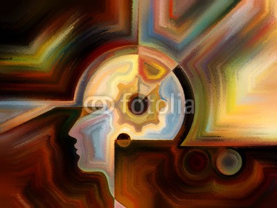 agsandrew, Illusions of Inner Paint (kreativität, gedanken, dekoration, ego, silhouette, kunst, wasserfarben, menschlich, geist, individuell, abstrakte kunst, spirit, vorstellung, konzept, backgrounds, psychiatrie, kulisse, erkenntnis, bunt, identität, repräsentation, existenz, nas)