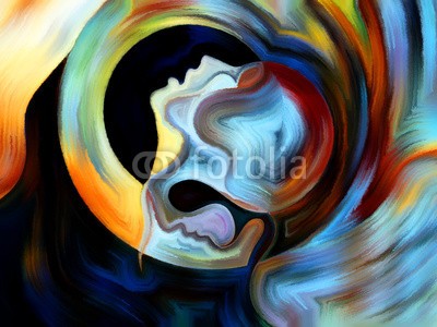 agsandrew, Advance of Inner Paint (farbenskala, textur, abstrakte kunst, silhouette, kreativität, abbildung, tapete, konzept, spiritual, spirit, kreativ, entwerfen, ideen, gesicht, vorstellung, halluzinogen, nase, stirn, kunst, übertragener ausdruck, lippen, perception, seel)