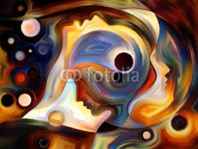 agsandrew, Synergies of Inner Paint (gesicht, frau, dekoration, mann, ideen, bewusstsein, psyche, visualisierung, artwork, expressionismus, bunt, kreativ, seele, perception, menschlich, inspiration, wasserfarben, spiritual, nase, abbildung, psychologie, pinselstrich, abstrakte kunst, canva)