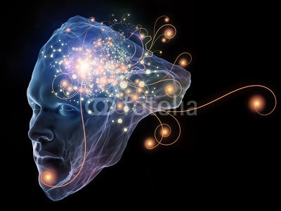 agsandrew, Lights of Intellect (self, leuchten, abstrakt, geheimnisvoll, perception, gedanken, kinn, bilder, psychiatrie, elegant, sci-fi, abbildung, konzentration, androide, spirit, collage, seltsam, seele, glühen, hirn, hirngespinnst, konzept, ideen, fantasy, visualisierun)