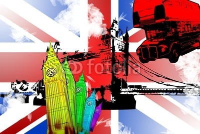 maxtor777, London art design illustration (abstrakt, architektur, kunst, backgrounds, london, grossbritannien, england, hell, stadtlandschaft, ausschnitt, pfad, verfärbt, bunt, kreativität, europa, grunge, abbildung, tinte, orientierungspunkt, monuments, malen, panoramisch, papier, skylin)