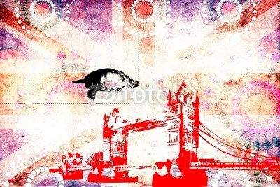 maxtor777, London art design illustration (abstrakt, architektur, kunst, backgrounds, london, grossbritannien, england, hell, stadtlandschaft, ausschnitt, pfad, verfärbt, bunt, kreativität, europa, grunge, abbildung, tinte, orientierungspunkt, monuments, malen, panoramisch, papier, skylin)