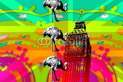 maxtor777, London art design illustration (abstrakt, architektur, kunst, backgrounds, london, grossbritannien, england, hell, stadtlandschaft, ausschnitt, pfad, verfärbt, bunt, kreativität, europa, grunge, abbildung, tinte, orientierungspunkt, monuments, malen, panoramisch, papier, skylin)