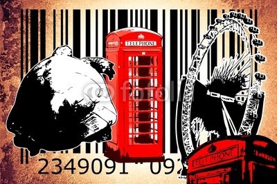 maxtor777, London art design illustration (abstrakt, architektur, kunst, backgrounds, london, grossbritannien, england, hell, stadtlandschaft, ausschnitt, pfad, verfärbt, bunt, kreativität, europa, grunge, abbildung, tinte, orientierungspunkt, monuments, malen, panoramisch, papier, skylin)