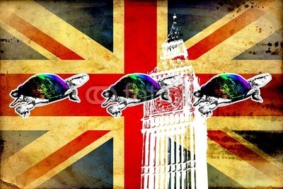 maxtor777, London art design illustration (abstrakt, architektur, kunst, backgrounds, london, grossbritannien, england, hell, stadtlandschaft, ausschnitt, pfad, verfärbt, bunt, kreativität, europa, grunge, abbildung, tinte, orientierungspunkt, monuments, malen, panoramisch, papier, skylin)