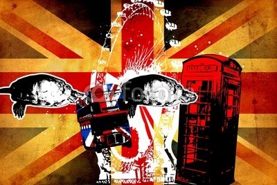 maxtor777, London art design illustration (abstrakt, architektur, kunst, backgrounds, london, grossbritannien, england, hell, stadtlandschaft, ausschnitt, pfad, verfärbt, bunt, kreativität, europa, grunge, abbildung, tinte, orientierungspunkt, monuments, malen, panoramisch, papier, skylin)