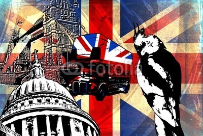 maxtor777, London art design illustration (abstrakt, architektur, kunst, backgrounds, london, grossbritannien, england, hell, stadtlandschaft, ausschnitt, pfad, verfärbt, bunt, kreativität, europa, grunge, abbildung, tinte, orientierungspunkt, monuments, malen, panoramisch, papier, skylin)