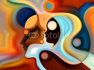 agsandrew, Visualization of Inner Paint (expressionismus, abbildung, kleinkinder, repräsentation, vorstellung, gedanken, modern art, reason, lippen, effekt, junge, saturiert, sätze, silhouette, profile, individuell, backgrounds, sinne, ego, spiritual, kopf, spirit, psychiatrie, self, abstrak)