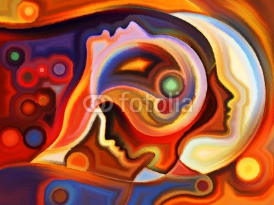 agsandrew, Game of Inner Paint (identität, grafik, pinselstrich, dekoration, tapete, canvas, profile, lebendig, menschlich, erkenntnis, abbildung, nase, mann, sätze, silhouette, kreativität, abstrakt, backgrounds, intellekt, malerei, übertragener ausdruck, ideen, farbenskala, fra)