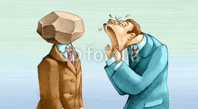 nuvolanevicata, scream (konzept, ideen, surreal, fantasy, aufschrei, mann, meldung, lauschend, feedback, antrag, taub, gleichgültig, unempfindlich, protest, ausdauer, mühe, vielfalt, mangeln, gegenüberstellung, komik, cartoon)
