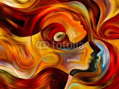 agsandrew, Advance of Inner Paint (profile, textur, modern art, ideen, self, menschlich, intellekt, vorstellung, canvas, entwerfen, reason, kunst, spiritual, abmachung, surreal, gesicht, konzept, backgrounds, identität, lebendig, sätze, existenz, bunt, grafik, abbildung, seele, saturier)