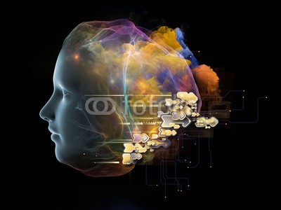 agsandrew, Advance of Intellect (perception, erkenntnis, illusion, auge, intellekt, kinn, psychologie, stirn, entwerfen, mädchen, ego, kopf, verständigung, pfeil, vorstellung, isoliert, geheimnisvoll, gesicht, visualisierung, psychiatrie, licht, reason, self, bizarre, paradoxon, psych)