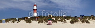 Blickfang, Panorama am Strand (blau, deutsch, reiseziel, insel, meer, sand, urlaub, touristisch, nordsee, sylt, wasser, panorama, welle, stranden, strandkorb, himmel, attraktion, norderney, europa, strandkorb, erholung, kur, leuchttur)