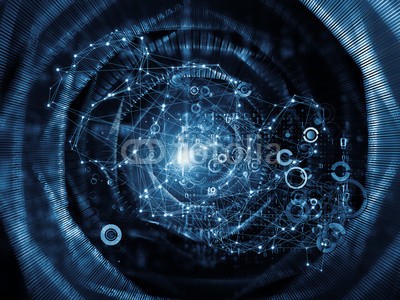 agsandrew, Virtual Network (logik, ganze zahl, informationstechnik, entwerfen, rendering, fraktal, strahlen, maths, kulisse, konzept, network, chiffre, wissenschaft, abbildung, nummern, repräsentation, connection, illuminieren, licht, zahl, erkenntnis, ideen, sätze, daten, glühe)