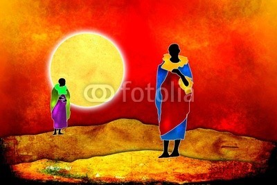maxtor777, Africa retro vintage style (afrika, afrikanisch, kultur, dekorativ, ethnisch, exotisch, leute, traditionell, reisen, wildlife, kunst, schwarz, dekoration, zeichnung, flora, rahmen, hütte, abbildung, landschaft, life, einheimisches, natürlich, natur, platz, savanne, stil, tourismu)