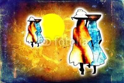 maxtor777, Africa retro vintage style (afrika, afrikanisch, kultur, dekorativ, ethnisch, exotisch, leute, traditionell, reisen, wildlife, kunst, schwarz, dekoration, zeichnung, flora, rahmen, hütte, abbildung, landschaft, life, einheimisches, natürlich, natur, platz, savanne, stil, tourismu)
