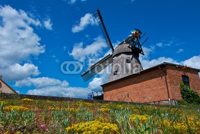 dina, historische Windmühle, Malchow, Mecklenburg Vorpommern, Germany (deutsch, gebäude, landschaft, licht, mecklenburg, mecklenburg-vorpommern, natur, seefahrt, see, stadt, wolken, mühlen, windmühle, wind, flüge)