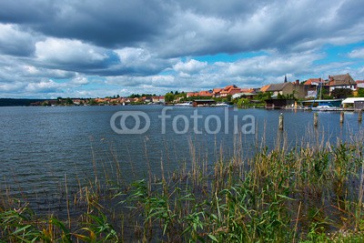 dina, historischer Ortskern Malchow, Mecklenburg-Vorpommern, Germany (deutsch, landschaft, licht, mecklenburg, mecklenburg-vorpommern, natur, see, wolken, stadt, gebäude, seefahr)