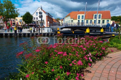 dina, historischer Ortskern Malchow, Mecklenburg-Vorpommern, Germany (deutsch, landschaft, licht, mecklenburg, mecklenburg-vorpommern, natur, see, wolken, stadt, gebäude, seefahr)