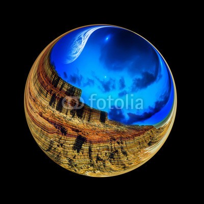 isoga, Fantastic colorful ball (klar, verkrümmen, ball, kräfte, berg, sand, perlen, magisch, hell, licht, mond, fantasy, energie, sphäre, system, entladen, runde, welt, linse, durchsichtig, lightning, palme, oden, mystik, kugel, raum, makrokosmos, bezauberung, feld, erdball, kosmo)