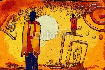 maxtor777, Africa retro vintage style (afrika, afrikanisch, kultur, dekorativ, ethnisch, exotisch, leute, traditionell, reisen, wildlife, kunst, schwarz, dekoration, zeichnung, flora, rahmen, hütte, abbildung, landschaft, life, einheimisches, natürlich, natur, platz, savanne, stil, tourismu)