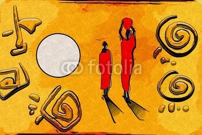 maxtor777, Africa retro vintage style (afrika, afrikanisch, kultur, dekorativ, ethnisch, exotisch, leute, traditionell, reisen, wildlife, kunst, schwarz, dekoration, zeichnung, flora, rahmen, hütte, abbildung, landschaft, life, einheimisches, natürlich, natur, platz, savanne, stil, tourismu)