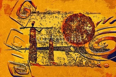 maxtor777, Africa retro vintage style (afrika, afrikanisch, kultur, dekorativ, ethnisch, exotisch, leute, traditionell, reisen, wildlife, kunst, schwarz, dekoration, zeichnung, flora, rahmen, hütte, abbildung, landschaft, life, einheimisches, natürlich, natur, platz, savanne, stil, tourismu)