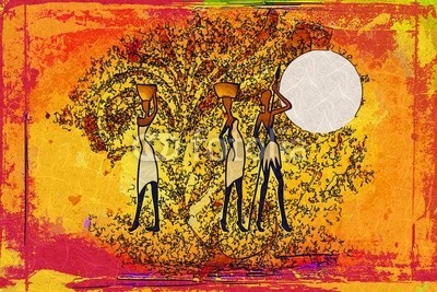 maxtor777, Africa retro vintage style (afrika, afrikanisch, kultur, dekorativ, ethnisch, exotisch, leute, traditionell, reisen, wildlife, kunst, schwarz, dekoration, zeichnung, flora, rahmen, hütte, abbildung, landschaft, life, einheimisches, natürlich, natur, platz, savanne, stil, tourismu)