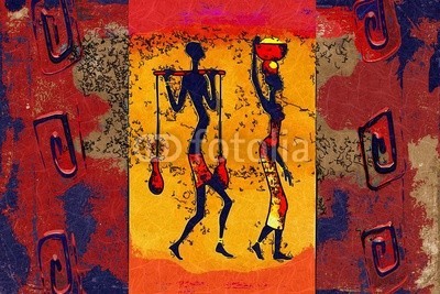 maxtor777, Africa retro vintage style (afrika, afrikanisch, kultur, dekorativ, ethnisch, exotisch, leute, traditionell, reisen, wildlife, kunst, schwarz, dekoration, zeichnung, flora, rahmen, hütte, abbildung, landschaft, life, einheimisches, natürlich, natur, platz, savanne, stil, tourismu)
