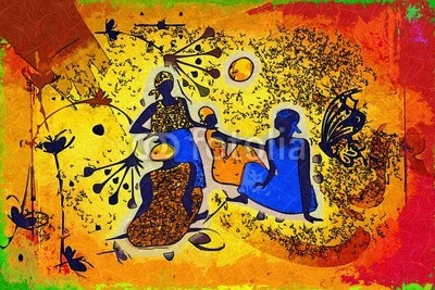 maxtor777, Africa retro vintage style (afrika, afrikanisch, kultur, dekorativ, ethnisch, exotisch, leute, traditionell, reisen, wildlife, kunst, schwarz, dekoration, zeichnung, flora, rahmen, hütte, abbildung, landschaft, life, einheimisches, natürlich, natur, platz, savanne, stil, tourismu)