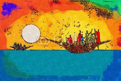 maxtor777, Africa retro vintage style (afrika, afrikanisch, kultur, dekorativ, ethnisch, exotisch, leute, traditionell, reisen, wildlife, kunst, schwarz, dekoration, zeichnung, flora, rahmen, hütte, abbildung, landschaft, life, einheimisches, natürlich, natur, platz, savanne, stil, tourismu)