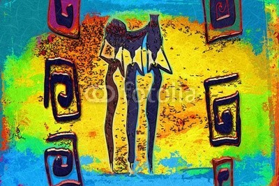maxtor777, Africa retro vintage style (afrika, afrikanisch, kultur, dekorativ, ethnisch, exotisch, leute, traditionell, reisen, wildlife, kunst, schwarz, dekoration, zeichnung, flora, rahmen, hütte, abbildung, landschaft, life, einheimisches, natürlich, natur, platz, savanne, stil, tourismu)