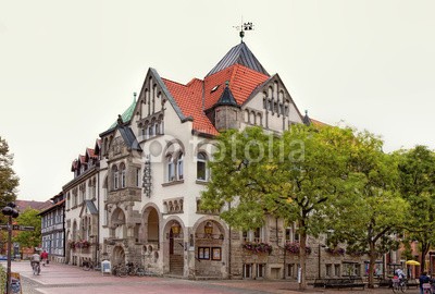 Blickfang, Wunstorf Rathaus (niedersachsen, stadt, gebäude, historisch, sehenswürdigkeit, touristisch, bejahrt, deutsch, holzhaus, haus, holzhaus, rathau)
