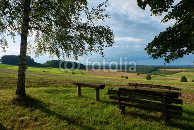 dina, idyllische Landschft bei Madenhausen,  Landkreis Schweinfurt,  D (see, landschaft, wasser, dorf, sommer, teich, natur, bavaria, badewannen, deutsch, ban)