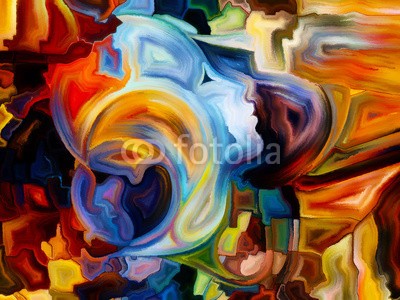 agsandrew, Game of Inner Paint (malerei, frau, special effects, existenz, kreativ, traum, effekt, bewusstsein, menschlich, illusion, self, intelligenz, expressionismus, konzentration, linie, kulisse, mann, lebendig, vorstellung, geist, individuell, dekoration, abstrakte kunst, gesich)
