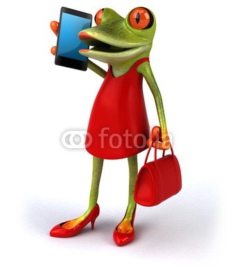 julien tromeur, Fun frog (amphibie, tier, ökologie, ökosystem, umwelt, auge, frog, grün, hüpfen, sprung, natur, schleimig, klebrig, unke, zehe, tropisch, tropics, wildlife, 3d, abbildung, sexy, gestalten, modellieren, hooker, rot, garniert, schuh, stilettos, stil, fra)