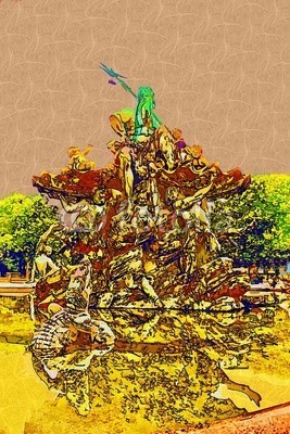 maxtor777, Berlin art design illustration (abstrakt, architektur, kunst, backgrounds, berlin, hell, stadtlandschaft, ausschnitt, pfad, verfärbt, bunt, kreativität, europa, deutsch, grunge, abbildung, tinte, orientierungspunkt, monuments, malen, panoramisch, papier, skyline, platsch, spritze)
