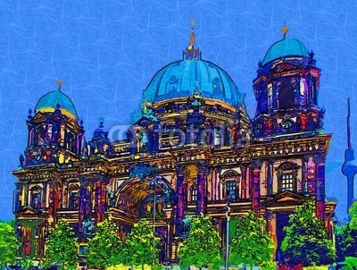 maxtor777, Berlin art design illustration (abstrakt, architektur, kunst, backgrounds, berlin, hell, stadtlandschaft, ausschnitt, pfad, verfärbt, bunt, kreativität, europa, deutsch, grunge, abbildung, tinte, orientierungspunkt, monuments, malen, panoramisch, papier, skyline, platsch, spritze)