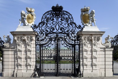 Blickfang, Eingangstor Schloss Belvedere Wien (wien, österreich, europa, sehenswürdigkeit, architektonisch, geschichtlich, stadtlandschaft, reiseziel, urlaub, historisch, gebäude, orientierungspunkt, schloss, to)