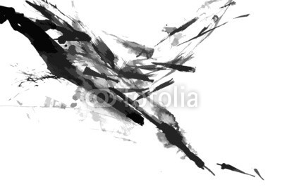 shooarts, Abstract ink paint vector background (abstrakt, abstraktion, kunst, kunstvoll, kulisse, backgrounds, schwarz, bürste, kreativ, kreativität, dab, entwerfen, remis, zeichnung, entladen, färben, grafik, grau, grunge, abbildung, tinte, linie, flüssigkeit, malen, malerei, papier, muster)