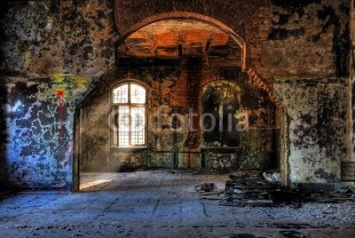 Grischa Georgiew, Hell-Dunkel (ruine, architektur, verfallen, sonne, sonnenstrahl, licht, gebäude, kaputt, klapprig, aufpolieren, wand, verschmutzt, verschmutzt, mystisch, surreal, szene, ddr, treppe, krankenhaus, geschichte, fenster, dunkel, marke, bejahr)