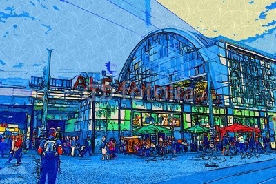 maxtor777, Berlin art design illustration (abstrakt, architektur, kunst, backgrounds, berlin, hell, stadtlandschaft, ausschnitt, pfad, verfärbt, bunt, kreativität, europa, deutsch, grunge, abbildung, tinte, orientierungspunkt, monuments, malen, panoramisch, papier, skyline, platsch, spritze)