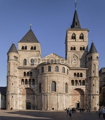 Blickfang, Dom Trier (trier, brunnen, figuren, märkte, märkte, deutsch, touristisch, panorama, nacht, beleuchtet, dom, kirch)