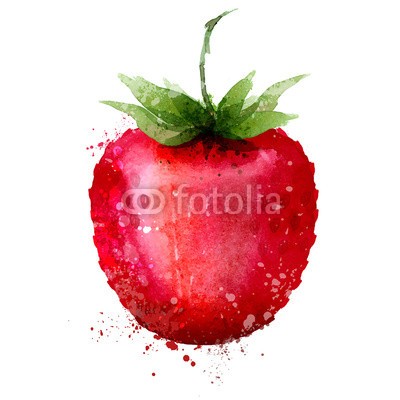 ~ Bitter ~, Strawberry vector logo design template. Berry or food icon. (erdbeere, vektor, firmenlogo, entwerfen, vorlage, beere, essen, icon, wasserfarben, isoliert, vegetarisch, reif, natürlich, köstlich, nachspeise, herbst, süss, rot, organisch, sommer, malen, objekt, lecker, gesund, vitamine, farbe, kunst, obst, schöne)