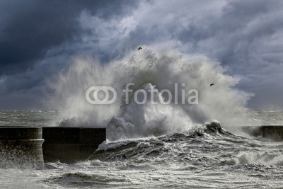 Zacarias da Mata, Stormy waves (himmel, sturm, portugal, pfeiler, weiß, natur, blau, schwer, atlantic, farbe, stürmisch, licht, wasser, reisen, landschaft, draußen, leuchtfeuer, tage, meer, sonne, ozean, kräfte, welle, wolken, groß, wetter, fließen, wind, küste, seelandschaft, fel)