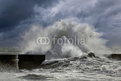 Zacarias da Mata, Stormy waves (himmel, sturm, portugal, pfeiler, weiß, natur, blau, schwer, atlantic, farbe, stürmisch, licht, wasser, reisen, landschaft, draußen, leuchtfeuer, tage, meer, sonne, ozean, kräfte, welle, wolken, groß, wetter, fließen, wind, küste, seelandschaft, fel)