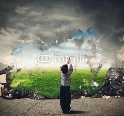 alphaspirit, Creativity cleans (kind, klar, welt, junge, wechseln, sauber, verunreinigung, kreativ, entwerfen, zerstören, destruction, verschmutzt, katastrophe, ökologisch, ökologie, umwelt, feld, zukunft, gras, grün, industrie, inspiration, mann, wiese, natürlich, natur, bilde)